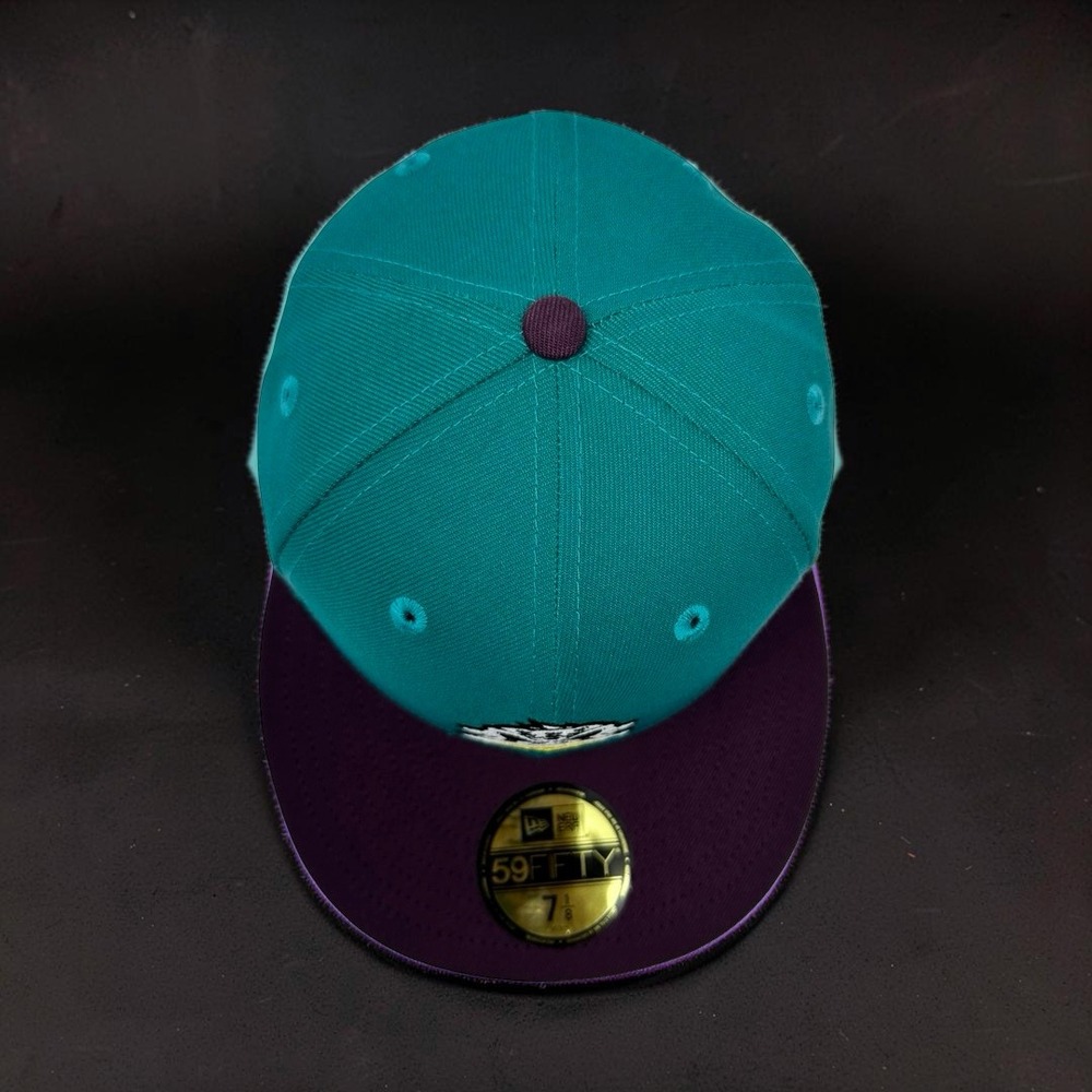 New Era 59Fifty Hat Club Exclusive Anaheim Mighty Ducks Wild Wing Mascot 7 1/8 - Picture 6 of 12